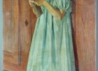 5. Jeune fille tricotant par Turrian initial